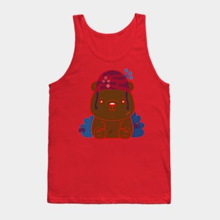 Teddy bear in the enchanted forest Sticker Tank Top